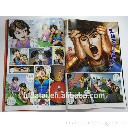 FDT custom soft cover full color perfect binding cartoon book